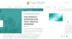 Desktop Screenshot of couturemedspa.com